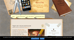 Desktop Screenshot of geenszins.info